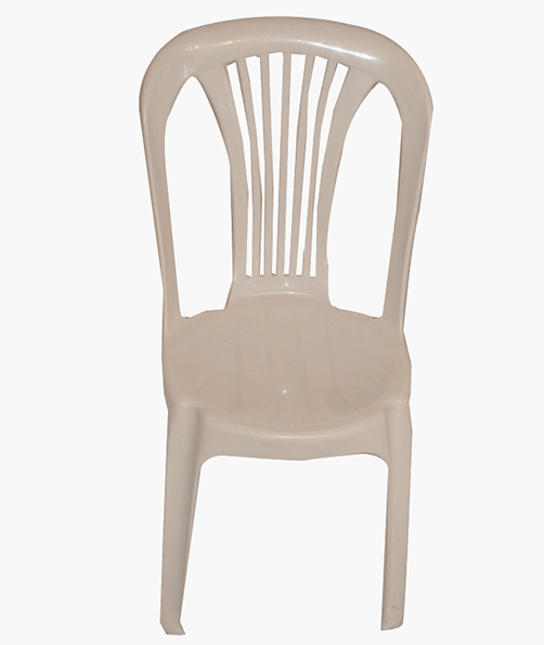 Poly Bistro Chair in White for Event Hire