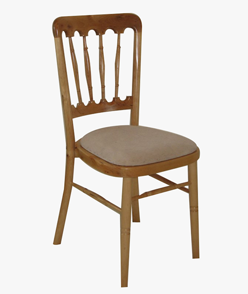 Cheltenham Chair Natural Wood For Event Hire