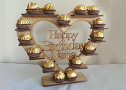 Happy Birthday Nan, Nana or Nanny Ferrero Roche Stand